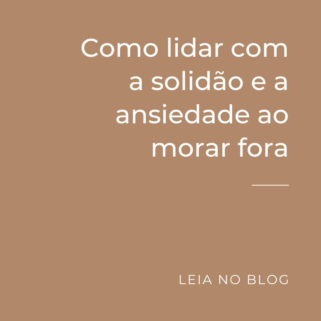 Como lidar com a solidão e a ansiedade ao morar fora